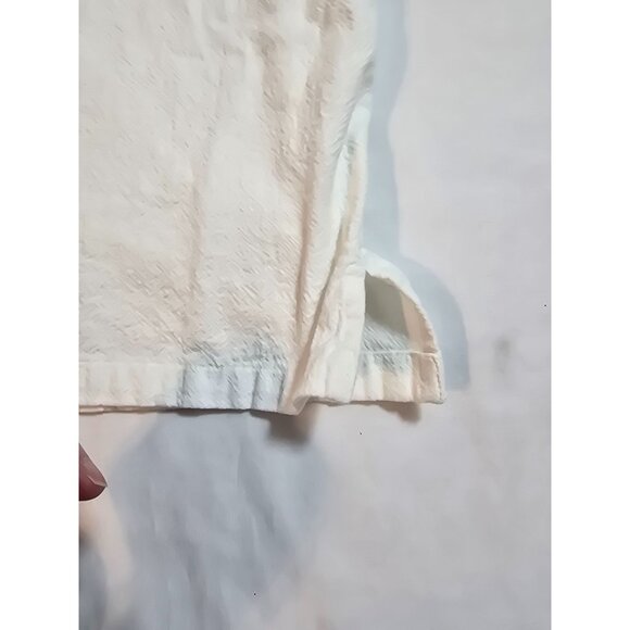 King Size Mens Big Size 3XL White 100% Cotton Henley Shirt W/ Pocket - Picture 12 of 16